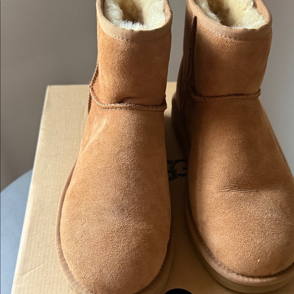 UGG Tan Ankle Boots